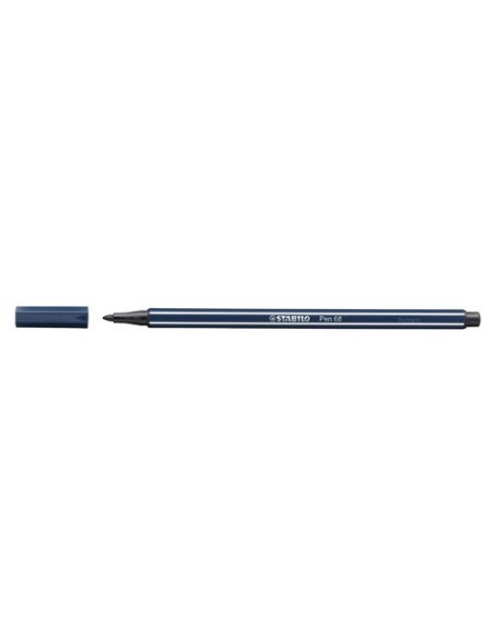 Rotulador fibra Stabilo Pen 68 azul celeste