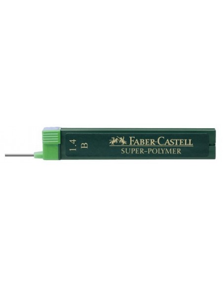 Minas Faber Castell superpolymer 0 5 hb tubo de 12