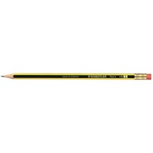 3 Lápices Staedtler Noris 122 con goma nº2