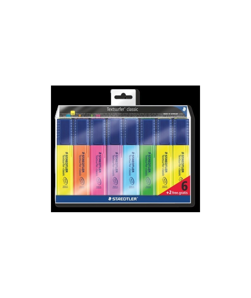 Bolsa de 8 marcadores fluorescentes Staedtler...