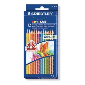 12 Lápices de colores Staedtler 127 Noris Club Triplus Slim