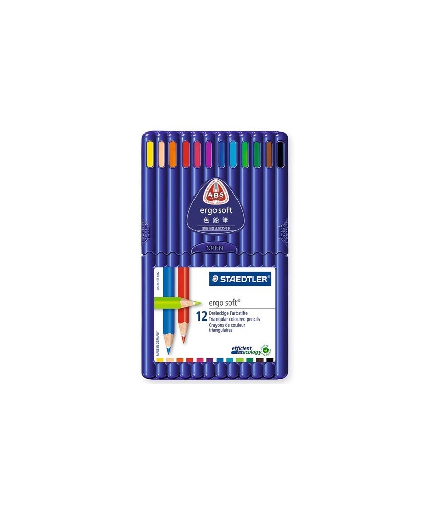 12 Lápices de colores Staedtler 157 Ergosoft