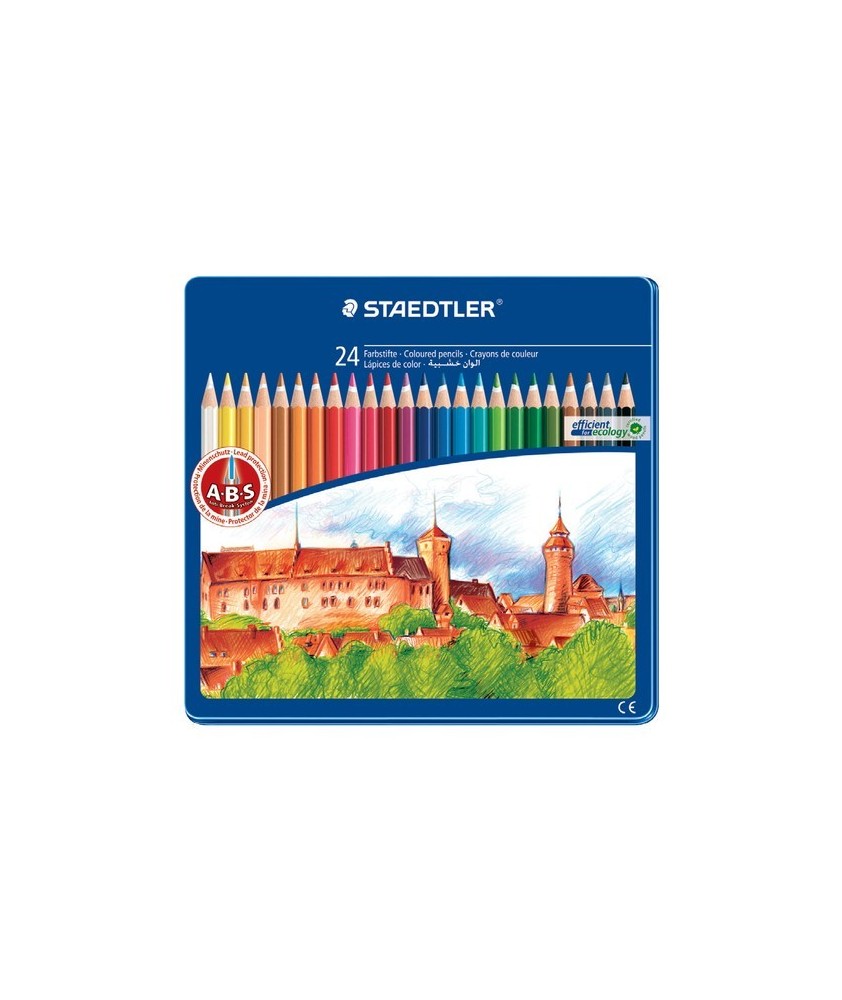 24 Lápices de colores Staedtler 145 Noris Club