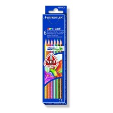 6 Lápices de colores Staedtler 127 Noris Club Triplus Slim
