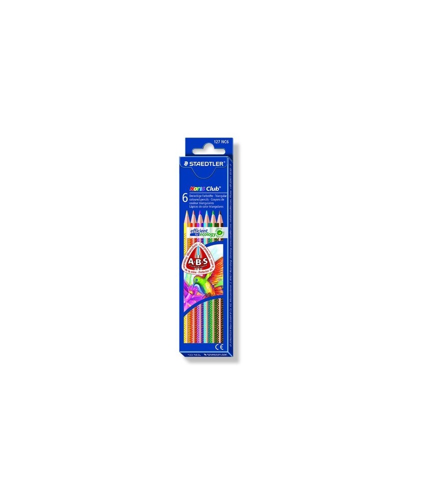 6 Lápices de colores Staedtler 127 Noris Club...