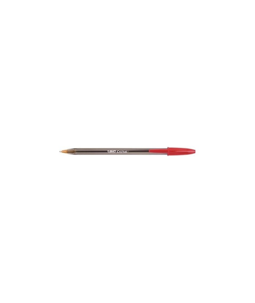 10 Bolígrafos Bic Cristal rojo 0 4 mm