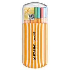 20 Rotuladores fibra Stabilo Point 88 Zebrui