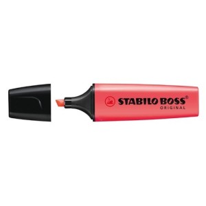 Marcador fluorescente Stabilo Boss 70 rojo